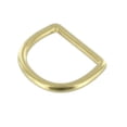 thumbnail image 1 of DR0 Natural Brass, D-Ring, Solid Brass-LL, 1-1/4", 1 of 10