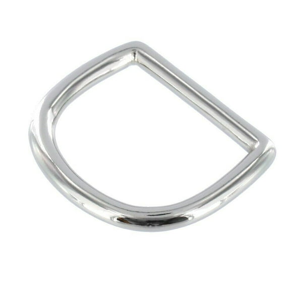 DR0 Nickel Plate, D-Ring, Solid Brass-LL, 30mm