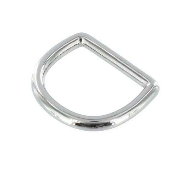 DR0 Nickel Plate, D-Ring, Solid Brass-LL, Multiple Sizes