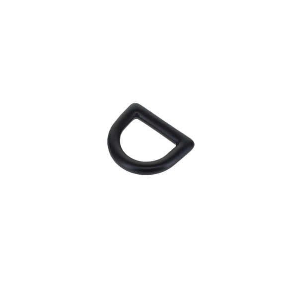 DR0 PVD Black Matte, D-Ring, Solid Brass-LL