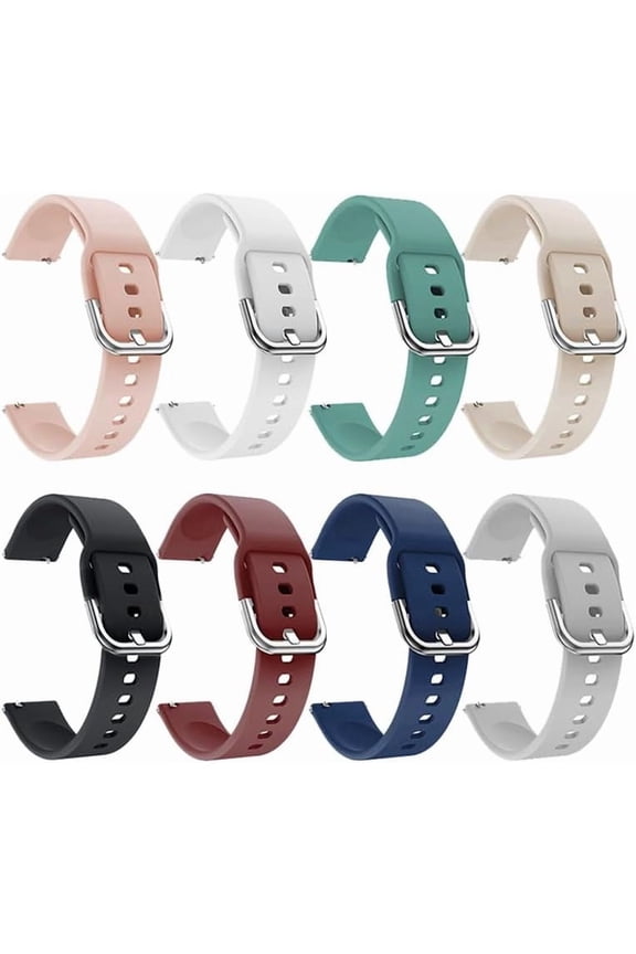 DR03 DR05 DR06 Smart Watch Bands, For Fitpolo / TOOBUR / FQQ / BlazeChip DR06, for Keeponfit DR05, YMZ DR03 Soft Silicone Smart Watch Bands Adjustable Straps Quick Release Replacement Wristbands