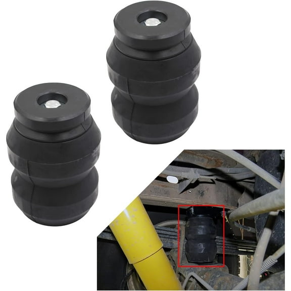 DR1500DQ Ram 1500 Suspension Enhancement System Compatible with 2009-2021 Ram1500 2WD or 4WD, Suspension Rubber Helper Spring Kit can afford Weight Capacity 8600 lbs- truck helper springs