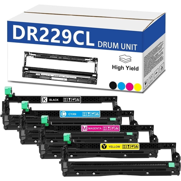 DR229CL DR-229CL Drum Unit Compatible for Brother  HL-L3295CDW HL-L3220CDW HL-3280CDW MFC-L3720CDW MFC-L3765CDW MFC-L3780CDW Printer(4Pack)