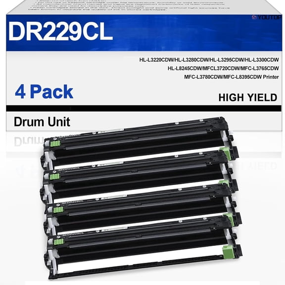 DR229CL DR-229CL Drum Unit DR229 Imaging Unit Replacement for Brother MFC-L8395CDW MFC-L3720CDW MFC-L3780CDW MFC-L3765CDW HL-L3280CDW Printers