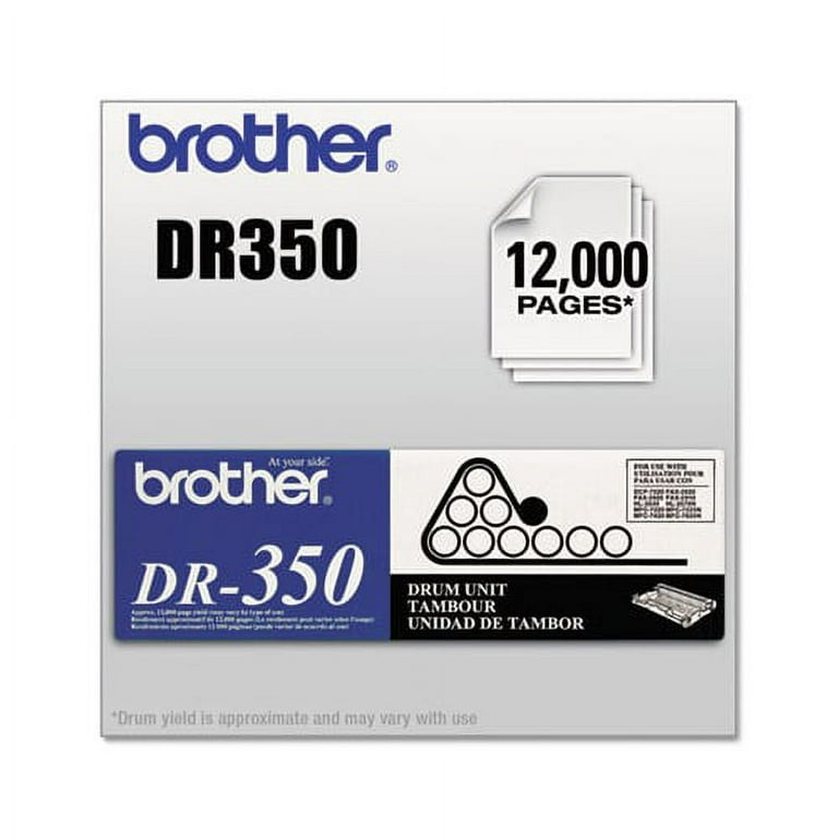 DR350 Drum Unit, 12,000 Page-Yield, Black DR350 Drum Unit, 12,000 Page-Yield, Black