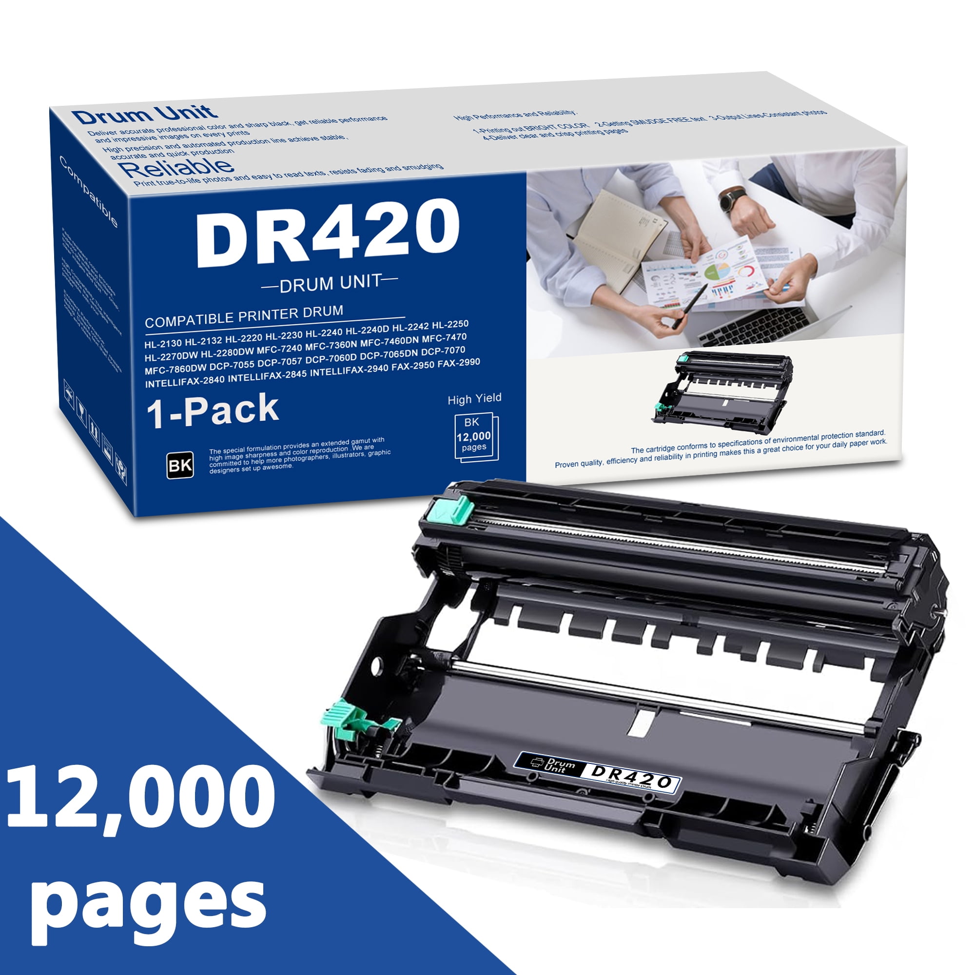 DR420 DR420 Drum Unit Compatible for Brother DR 420 HL2230 MFC7360N