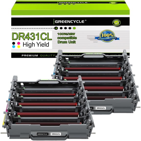 DR431CL Drum Unit Replacement Compatible for Brother HL-L8260CDN HL-L8260CDW HL-L8360CDW HL-L9310CDW MFC-L8610CDW MFC-L8900CDW MFC-L8905CDW MFC-L9570CDW Printer (High Yield, 2-Pack)