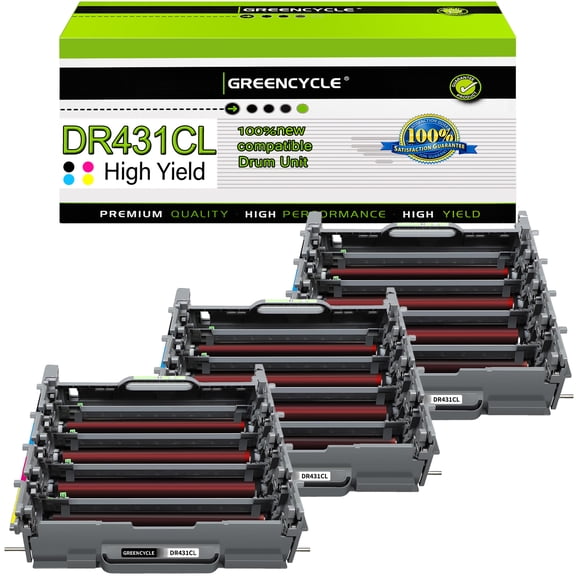 DR431CL Drum Unit Replacement Compatible for Brother HL-L8260CDN HL-L8260CDW HL-L8360CDW HL-L9310CDW MFC-L8610CDW MFC-L8900CDW MFC-L8905CDW MFC-L9570CDW Printer (High Yield, 3-Pack)