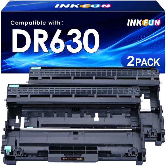 DR630 DR-630 Drum Unit Compatible for Brother DR630 Drum Unit for Brother Drum DR630 DR-630 (NOT TONER, 2 Pack)