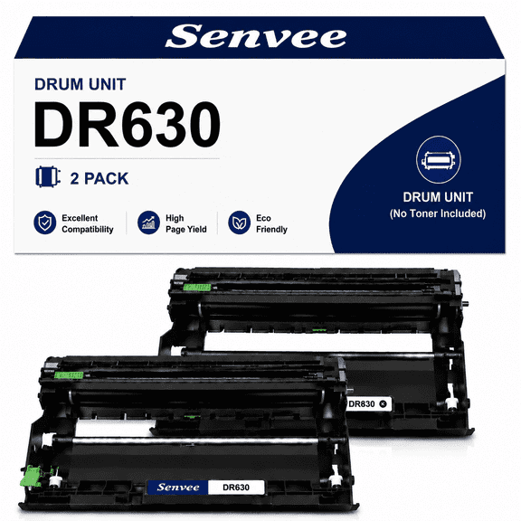 DR630 DR660 Drum Unit 2-Pack, Replacement for Brother HL-L2300D MFC-L2700DW DCP-L2540DW