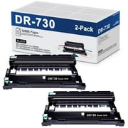 (2 Drum) DR730 DR 730 Drum Unit Replacement for Brother DR730 for HL-L2350DW Printer (Toner is not Included)