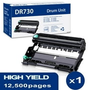 DR730 Drum Unit Yields up to 12,500 Pages Replacement for Brother DCP-L2550DW Printer 1 Pack