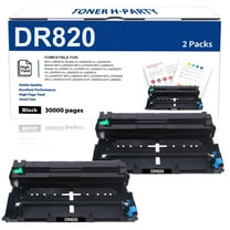 DR820 DR-820 DR 820 Drum Unit Compatible for Brother DR820 DR 820 Work for Brother HL-L6200DW MFC-L5850DW MFC-L5800DW MFC-L5900DW HL-L5200DW HL-L5100DN Printer (Black, 2-Pack)