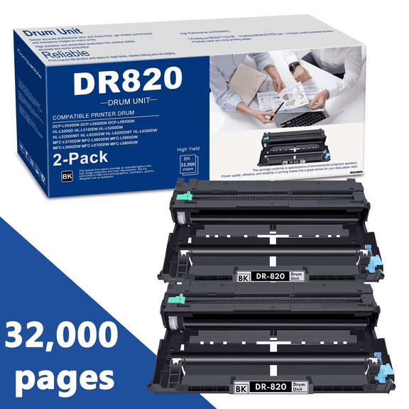 DR820 Drum Unit Compatible with Brother DR 820 Drum for HL-L6200DW Printer