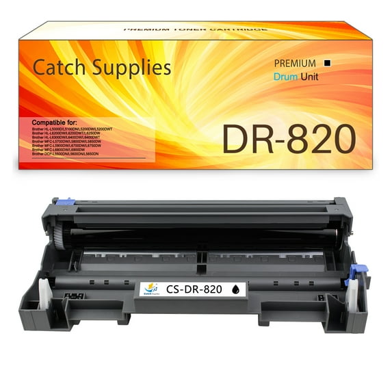 DR820 Drum Unit Replacement Compatible for Brother DR820 DR 820 DR-820 to use with HL-L6200DW MFC-L5900DW HL-L5100DN MFC-L5800DW MFC-L5700DW HL-L5200DWT MFC-L6700DW HL-L5200DW (1 Black)