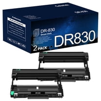 DR830 Drum Unit 2 Pack Black Compatible Replacement for Brother DR-830 DR 830 to Use with HL-L2405W DCP-L2640DW HL-L2460DW HL-L2460DWL HL-L2460DW HL-L2480DW Printer (NOT Toner)