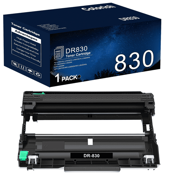 DR830 Drum Unit Compatible for Brother DR-830 DR 830 to Use with DCP-L2640DW HL-L2405W HL-L2460DW HL-L2460DWL HL-L2460DW HL-L2480DW Printer (1 Pack, NOT Toner)