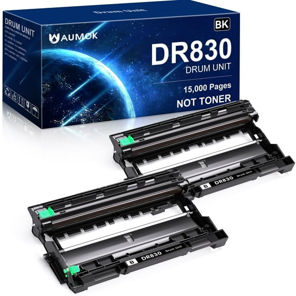 DR830 Drum Unit (NOT Toner) for Brother DR830 DR-830 Drum for DCP-L2460DW HL-L2460DW Printer (2PK)