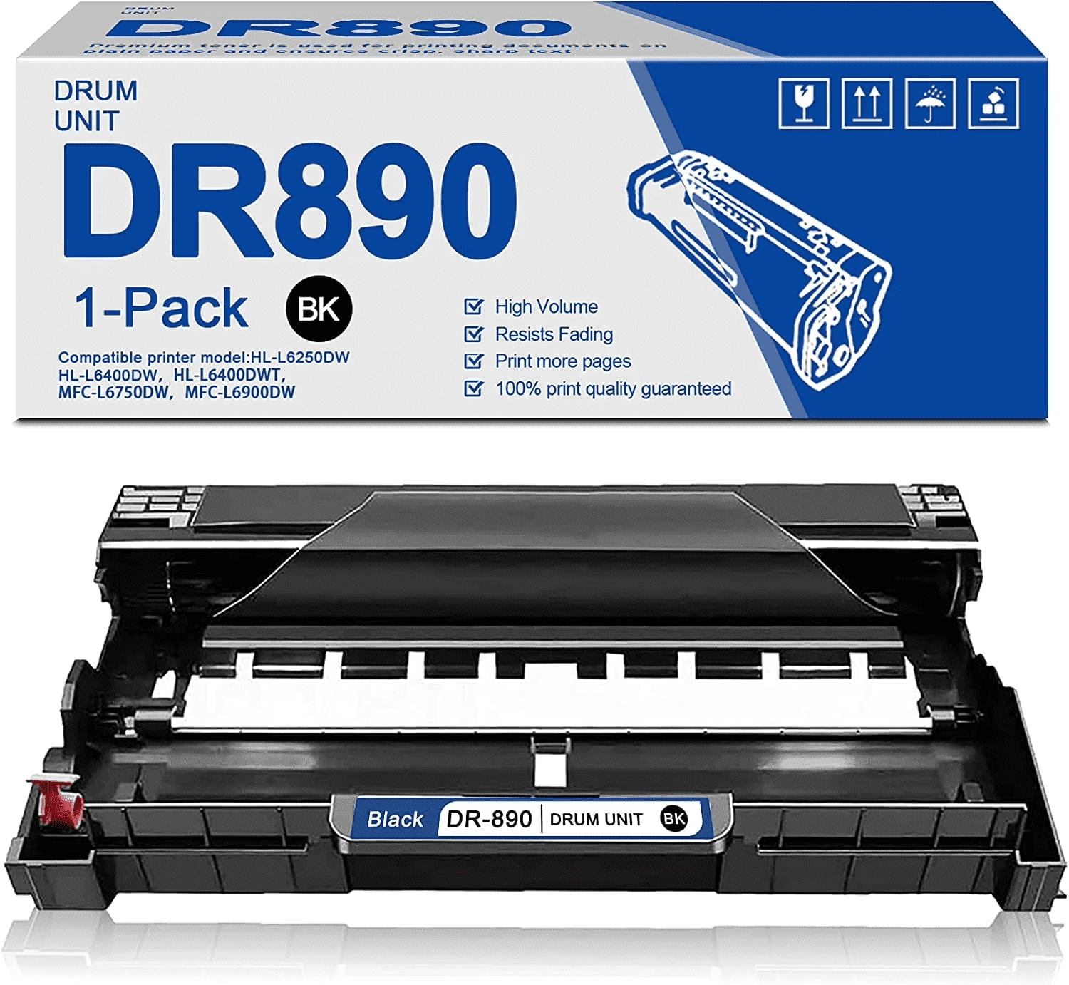 DR890 Drum Unit Compatible with Brother DR 890 for HL-L6250DW Printer ...