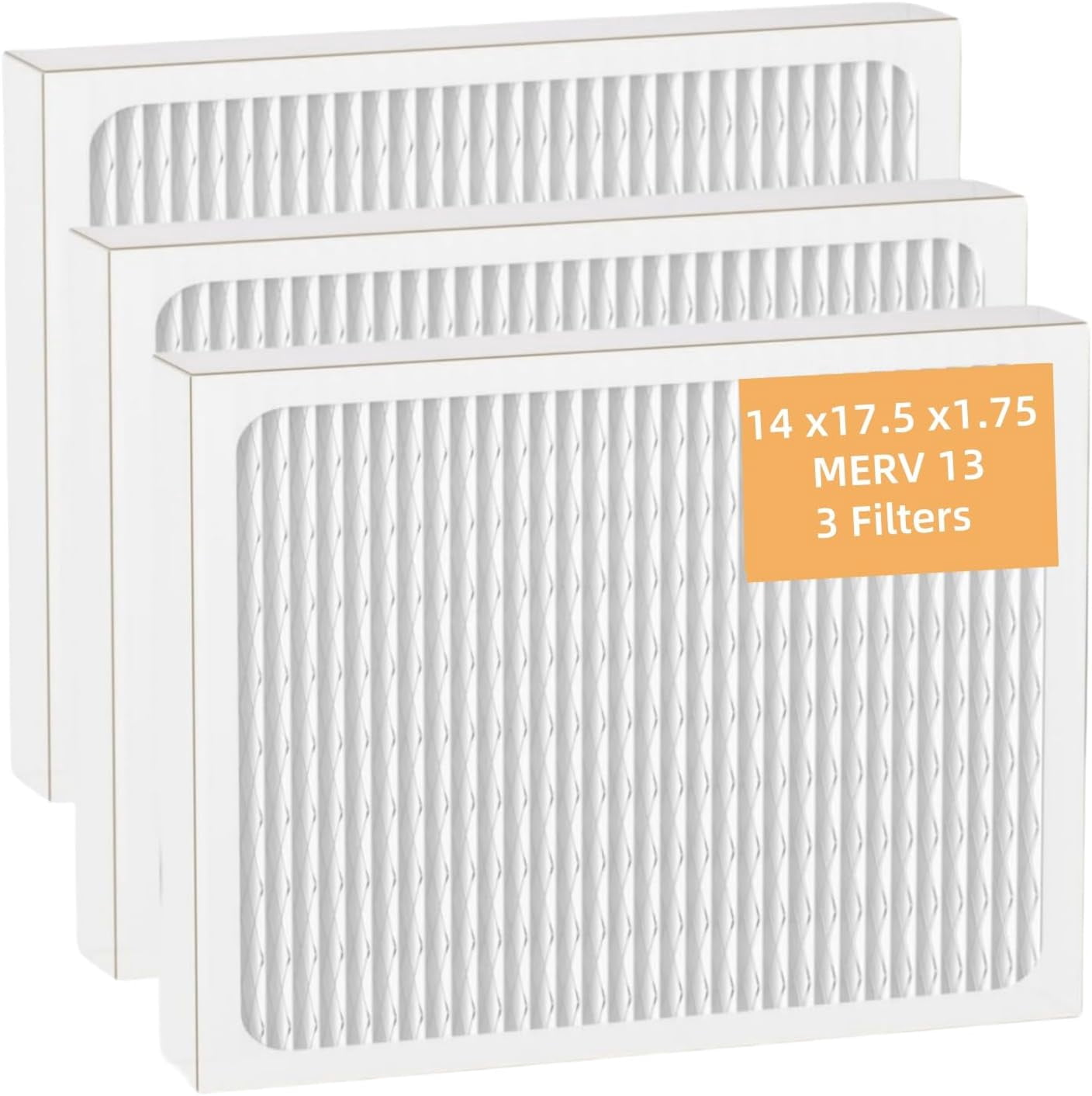 DR90 Dehumidifier Filter 14 x 17.5 x1.75 MERV13 for Honeywell DR120 Dehumidifiers (50070171-002) and Santa Fe Advance90, Advance100, Advance120 dehumidifier Models - Used for Basement 3 Pack