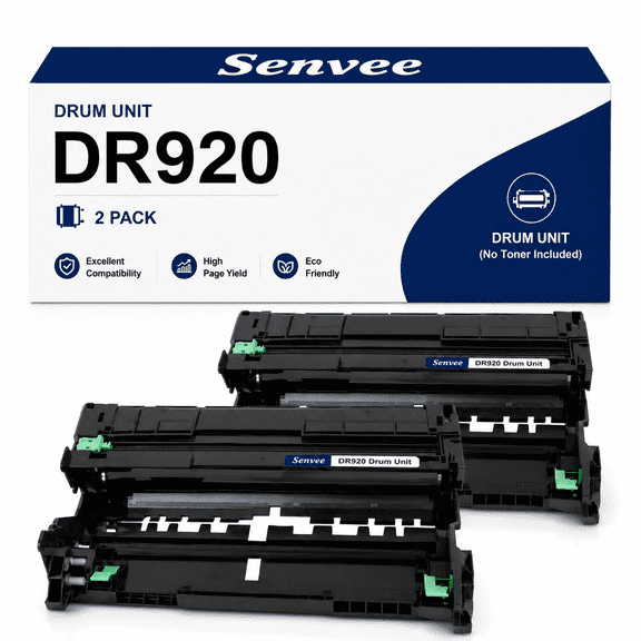DR920 Drum Unit Black 2 Pack for Brother HL-L5210DN / HL-L6210DW / MFC-L5710DN Printer