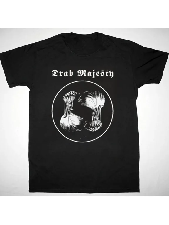 DRAB MAJESTY The Silent Ones Short Sleeve Cotton Black All Size Shirt KH1770