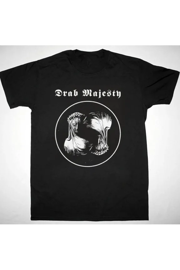 DRAB MAJESTY The Silent Ones Short Sleeve Cotton Black All Size Shirt KH1770