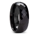 thumbnail image 1 of DRACO 288 Diamond Faceted Black Ceramic Ring - 2mm - 8mm, 1 of 3