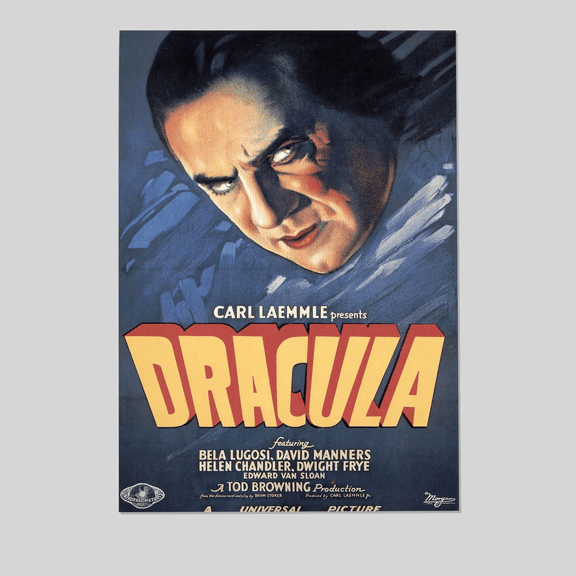 DRACULA Movie Poster RARE Horror Vampires Universal Monsters Poster Size 24''x36'' The Golden Shop