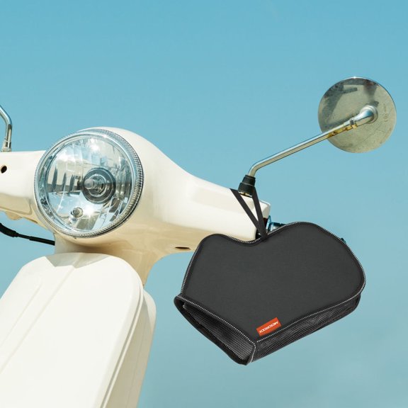 DRAFIDEEP 1 Pair Motorcycle Handlebar Gloves Waterproof SBR Diving Fabric for Night Driving