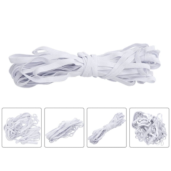 DRAFIDEEP 1 Roll 9000X1X0.2In Elastic Band For Sewing Diy Craft Strong Break Resistance Wide Flat