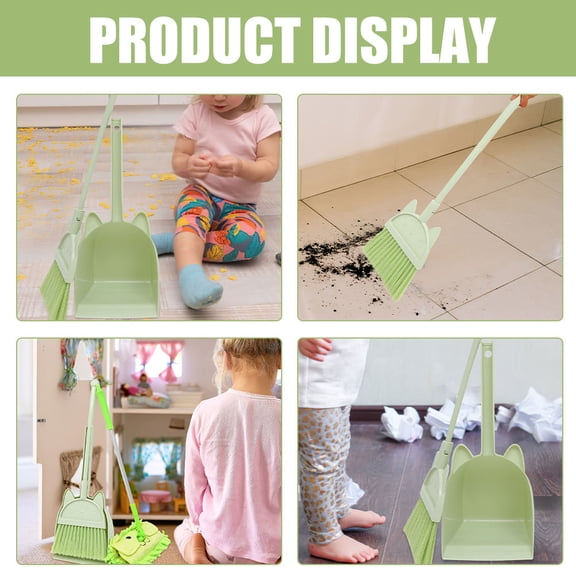 DRAFIDEEP 1 Set Kids Sweeping Set with Child Friendly Design for Home and Kindergarten Use