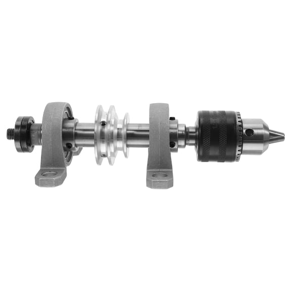 OUNONA 1Set Woodworking Spindle Chuck Bearing Seat Plated Silver for Rotary Cutting Machine