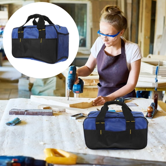 DRAFIDEEP 1 Set Tool Pouch for Electrical Tools with Zipper 14.15X7.86X4.72in