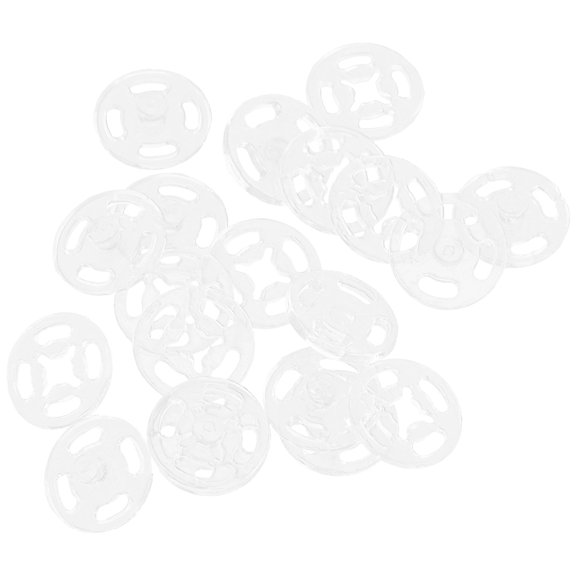 DRAFIDEEP 100 Sets Button Fasteners Press Studs Bag DIY Buttons Clothes Buttons