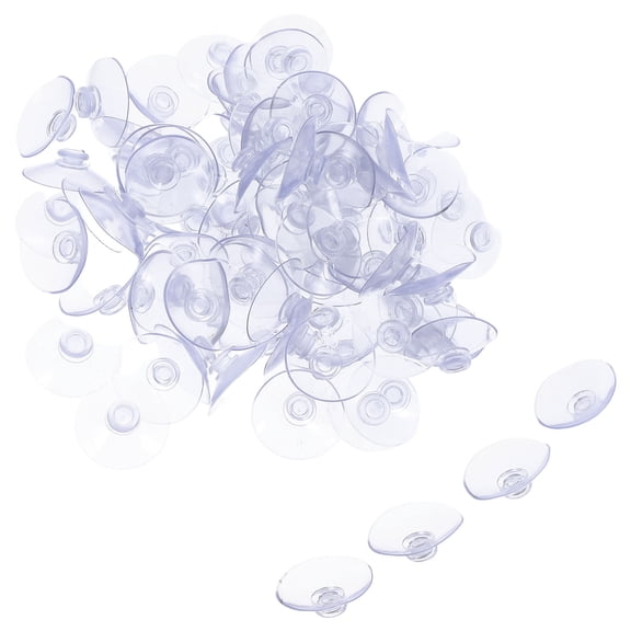 DRAFIDEEP 100Pcs Heavy Duty Transparent Suction Cups for Windows with Strong Grip and Hanging Function