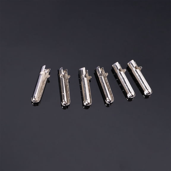 DRAFIDEEP Bullet Shaped Metal Aglets for Shoelaces Easy Crimping 100Pcs