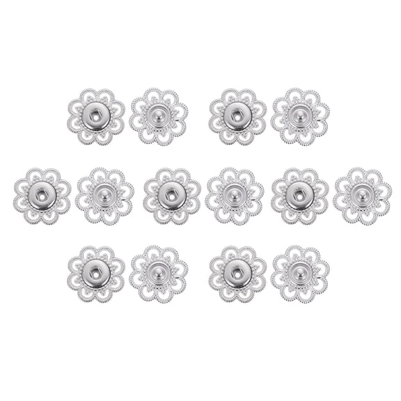 DRAFIDEEP 10Pairs Safe and Durable Press Studs for Sewing Clothes Jackets Windbreakers and Sweaters