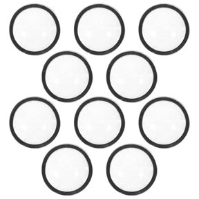 DRAFIDEEP 10Pcs Car Rear Camera Lens Protective Cover Transparent with Rain Snow Protection for Vehicle