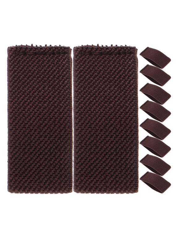 Outdoor Belt Keepers, Coffee, Durable Canvas, Elastic Twill, 10Pcs