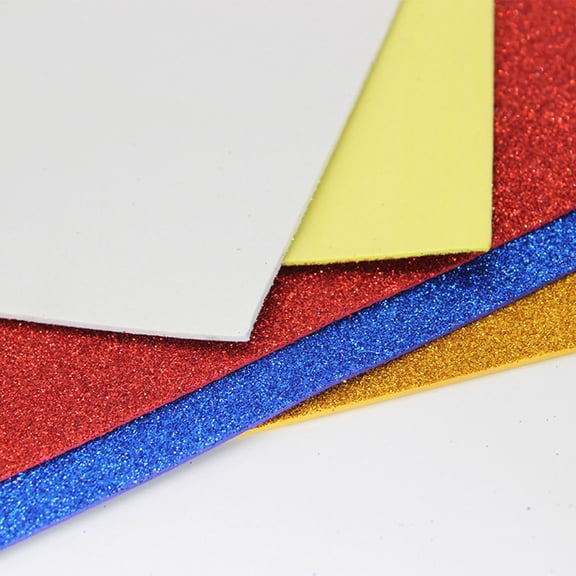 DRAFIDEEP 10Pcs Colored Foam Sheets Assorted Color Flexible Foam Sheet for Art Class Supplies