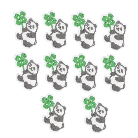 DRAFIDEEP Shape Design Embroidery Patch Multi-Color 10Pcs 1.8x1.8in