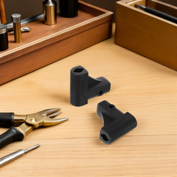 DRAFIDEEP 10-Piece Plastic Caster Bracket Set for Heavy Duty Industrial Cart Wheel Assembly