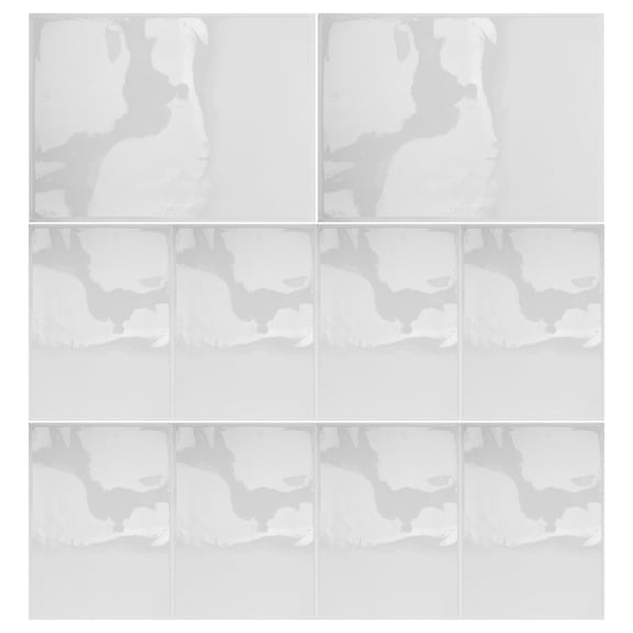 DRAFIDEEP 10Pcs Waterproof Clear Plastic Sheet Protectors for Office and Classroom Document Organization