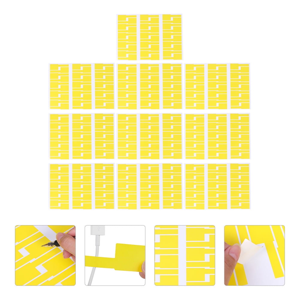 DRAFIDEEP 10pcs Tear Resistant Self Adhesive Identification Labels for ...
