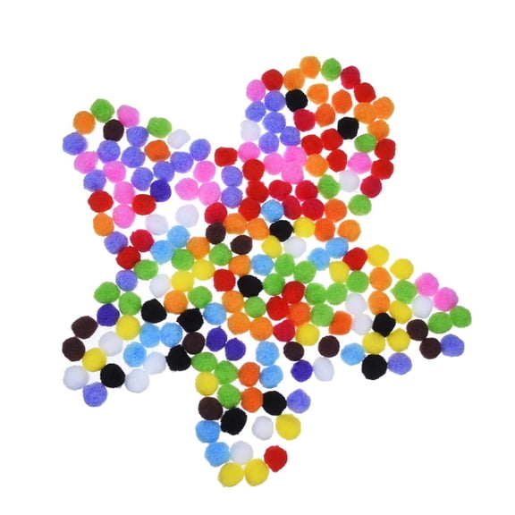 DRAFIDEEP 1200pcs Assorted Pom Poms for Handmade Projects, School Art Supplies and Decorations