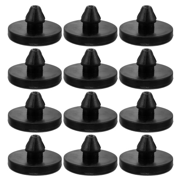 DRAFIDEEP 12pcs Rubber Brake Stop Pad Covers for Automotive Brake System Replacement Components