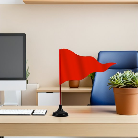 OUNONA Indoor Flagpole Stand, Black Plastic, Versatile Application, Detailed Craftsmanship, 12Pcs