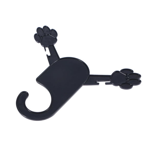 DRAFIDEEP 12-Piece Pet Costume Rack with Black Plastic Footprint Design for Easy Storage and Space Saving Solution