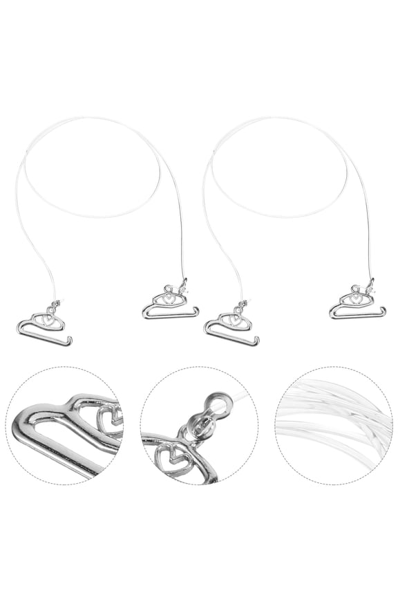 16Pcs Adjustable Shoulder Straps for Dress Bra Straps Transparent TPU Invisible Anti-slip Comfortable